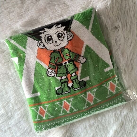 BoxLunch Hunter X Hunter Chibi Gon Holiday Sweater - Picture 4 of 4